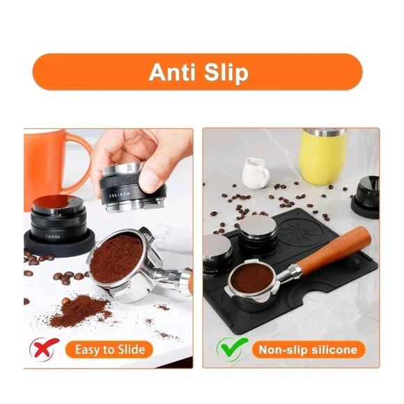 Espresso Tamper Mat Coffee Tamping - Food Safe Silicone Coffee Tamping Mat fo... - Picture 6 of 7